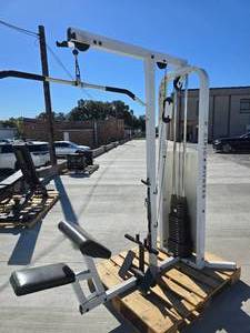 lot 5 image: Pacific Fitness Multi Pull SE 3 Station Fitness Machine