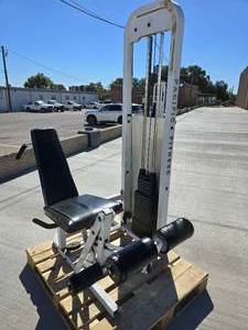 lot 13 image: Pacific Fitness 2 Station Leg ExtensionLeg Curl Machine