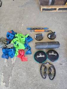 lot 136 image: Lot of Misc Training Bands, Muscle Rollers & More