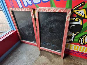 lot 49 image: Coca-Cola A-Frame Sign.  Sides need to be re-attached