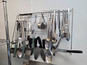 lot 79 image: Large Lot of Cooking Utensils.  Includes everything pictured