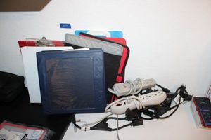 lot 75 image: Binders and power cord strips