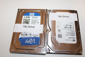 lot 87 image: 1 TB hard drives - 2 total