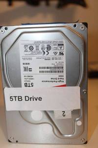 lot 89 image: 5 TB Hard drive