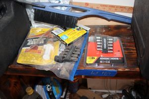 lot 187 image: Tools ratchet set, Black & Decker drill