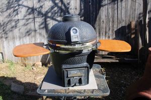 lot 4 image: Vision Grille with patio table for stand