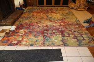lot 165 image: Large area rug - 10x14 Multi colored from Barcelona Collection