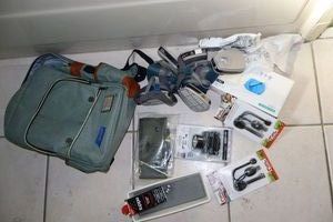 lot 145 image: Mancio Backpack with emergency type items, see photos