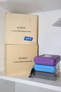 lot 115 image: Orico 3.5 HDD Protection boxes