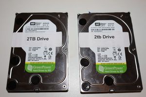 lot 95 image: 2 TB hard drives - 2 total