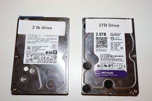 lot 96 image: 2 TB hard drives - 2 total