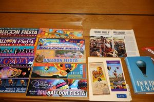 lot 12 image: Signed Double Eagle book, pamphlets, and bumper stickers, see photos