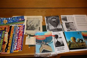 lot 13 image: Balloon Fiesta bumper stickers and articles