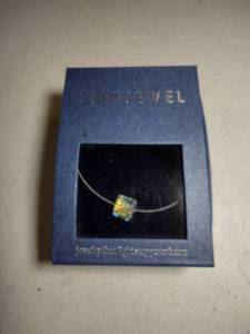 lot 221 image: Jewelry Fire jewel Blue glow light up necklace