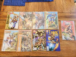 lot 93 image: Selection of Valiant Comics - Turok Dinosaur Hunter