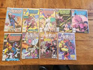 lot 123 image: Selection of Marvel Comics - Avengers Spotlight