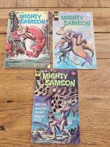 lot 96 image: Selection of Vintage Gold Key & Whitman Comics - Mighty Sampson
