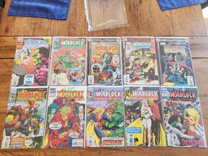 lot 150 image: Selection of vintage Marvel Comics - Warlock and the Infinity Watch