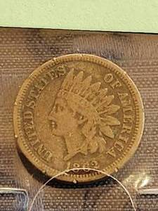 lot 91 image: Civil War (1861-1965) Indian Head Cent - 1862