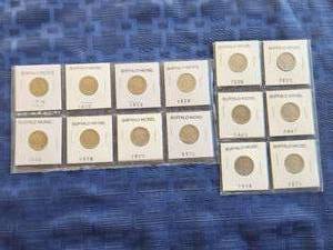 lot 109 image: Selection of Buffalo Nickels - 1916 and up
