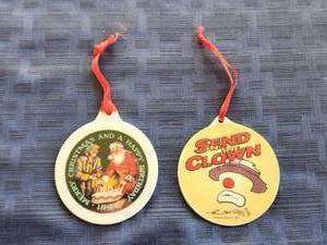 lot 139 image: Selection of 2 vintage Emmett Kelly Jr. Clown collectible ornaments