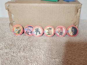 lot 44 image: Complete set of vintage collectible $5 Circus Circus, Reno Nevada casino chip - Set 1-6 - Emmett Kelly Jr.