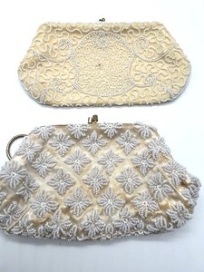 lot 14 image: Two Vintage Beaded Handbags