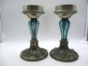 lot 86 image: Candle Holders