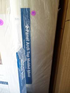 lot 34 image: JELD-WEN 30 in. x 80 in. Caiman 2 Panel Hollow Core Molded Composite Closet Bi-Fold Door