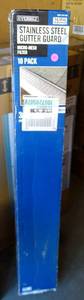 lot 93 image: $$ EVERGUARD Stainless 36 Gutter Guard (10pk)