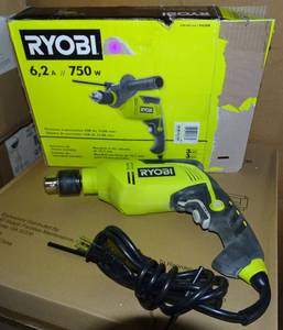 lot 138 image: Ryobi Corded D620H 58 Variable Speed Reversible Hammer Drill
