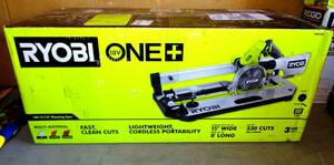lot 150 image: BIG $$$ LOT - RYOBI ONE 18V 5.5in. Cordless Flooring Saw (OPEN BOX)