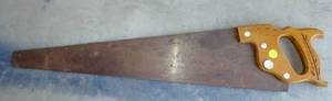 lot 194 image: VINTAGE Disston 26 D23 Straightback Hand Saw