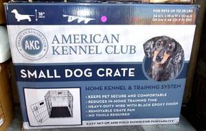 lot 213 image: AMERICAN KENNEL CLUB SMALL DOG CAGE