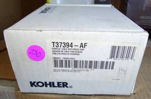 lot 230 image: $$$ NEW - KOHLER Rotary Turn Bath Trim - K-T37394-AF