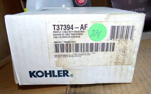 lot 231 image: $$$ NEW - KOHLER Rotary Turn Bath Trim - K-T37394-AF