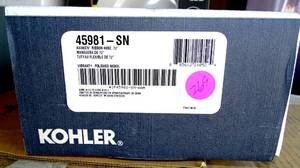lot 269 image: NEW - KOHLER K45981-SN Awaken 72 in. Plastic Ribbon Hose