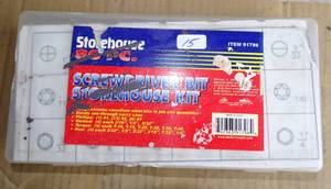 lot 15 image: STOREHOUSE 91796 SCREWDRIVER BIT KIT