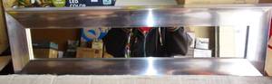 lot 30 image: DECORATIVE WALL MIRROR - 30 X 8 SILVER FINISH