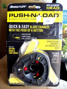 lot 108 image: RINO-LOAD PUSH - N - LOAD BLADE TRIMMER REPLACEMENT HEAD