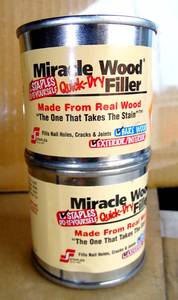 lot 205 image: LOT OF 2 - MIRACLE WOOD QUICK DRY FILLER