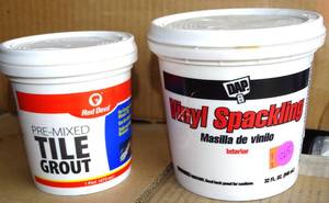 lot 265 image: NEW TILE GROUT AND VINYL SPACKLING