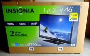 lot 300 image: Insignia 46 Class - LED - 1080p - 120Hz - HDTV - Multi Model NS-46E790A12