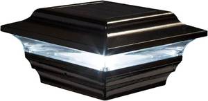lot 176 image: SL211B 4x4 Imperial Solar Post Cap - Black