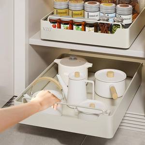 lot 214 image: VZG 8 x 16.9 x 2 Pull Out Drawer Organizer - NIB