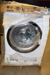 lot 61 image: LG washing machine, model WM4000HWA