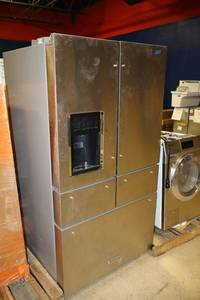 lot 90 image: Kitchen Aid Refrigerator  - 59.5H x 3W x 210D