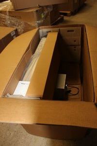 lot 34 image: Tecnogas Superiore 48 range hood, model 060094127  HD481BTMG (marked new in box)