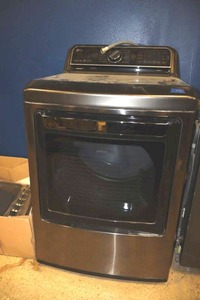 lot 198 image: LG washing machine front load, model DLEX7600KE