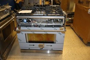 lot 202 image: Viking range, model VDR5364GSS as shown
